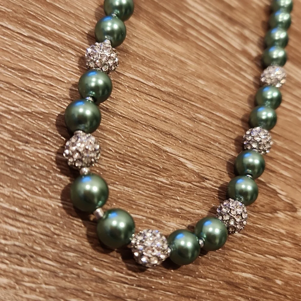 Charter Club Imitation Pearl Necklace | Teal
